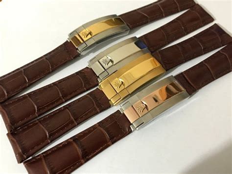 old rolex leather strap|best leather straps for rolex.